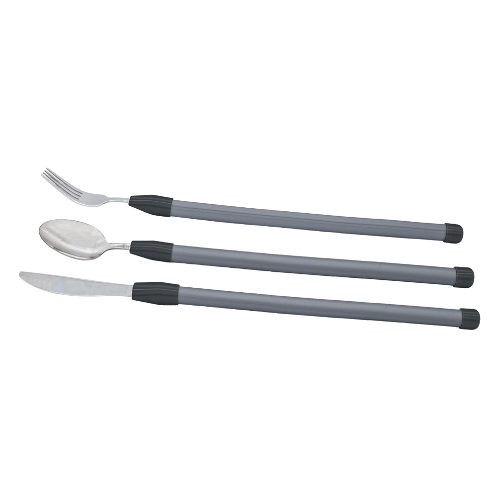 Stainless steel flexible cutlery set