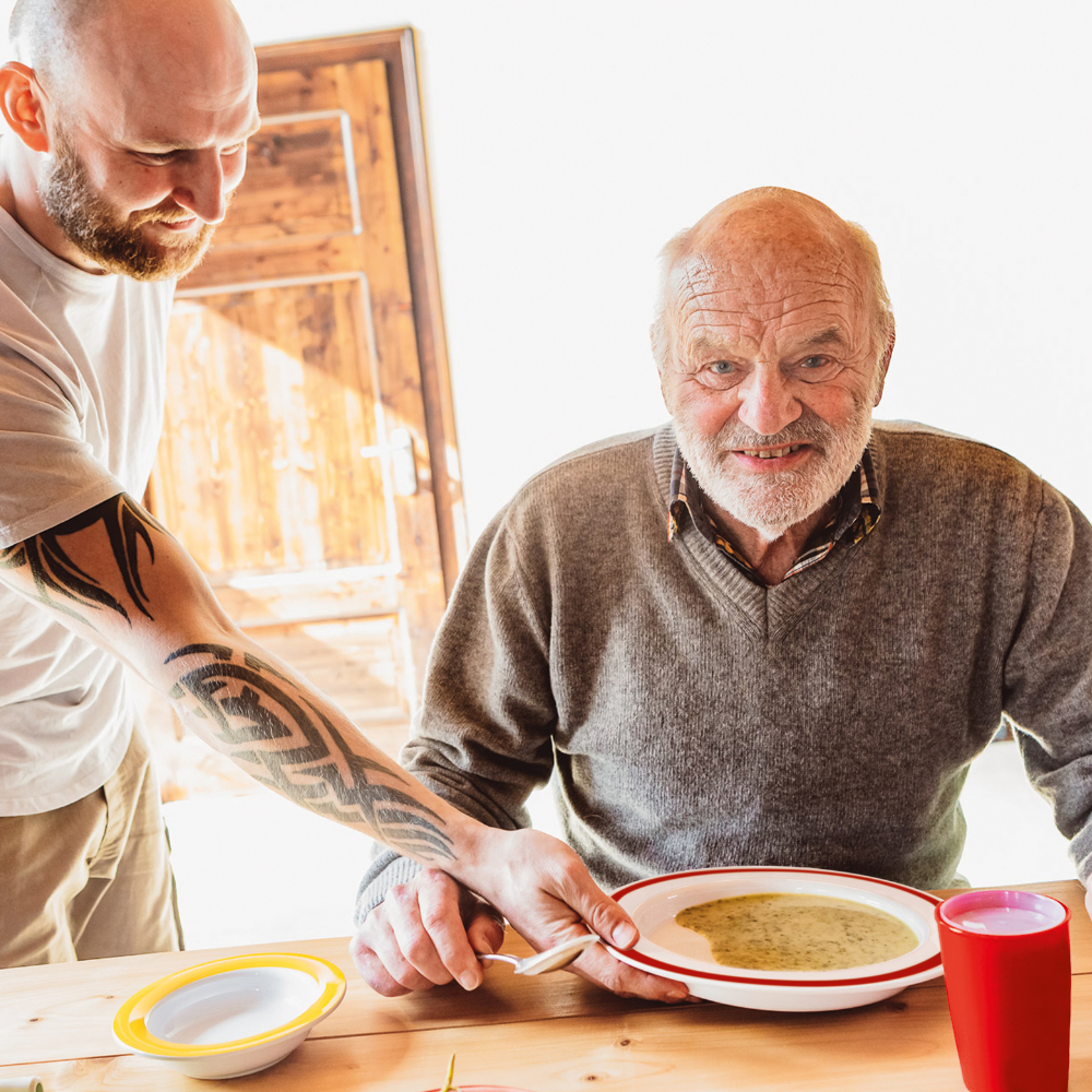 Large plate with sloped base