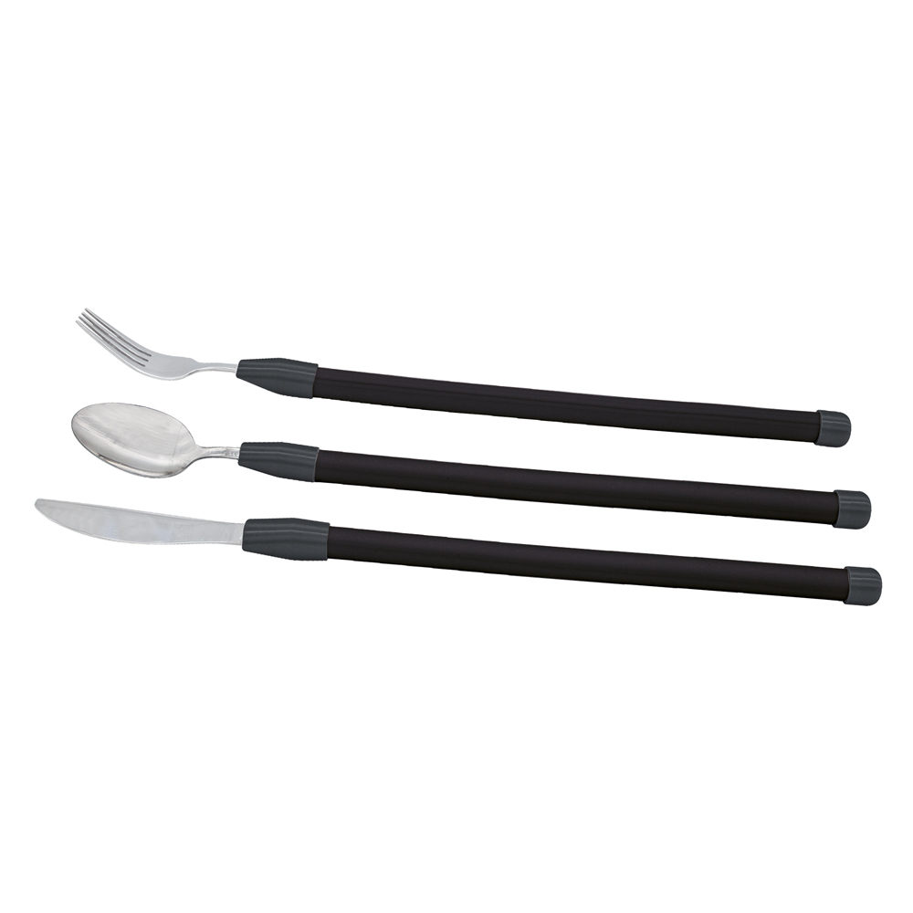 Stainless steel flexible cutlery set