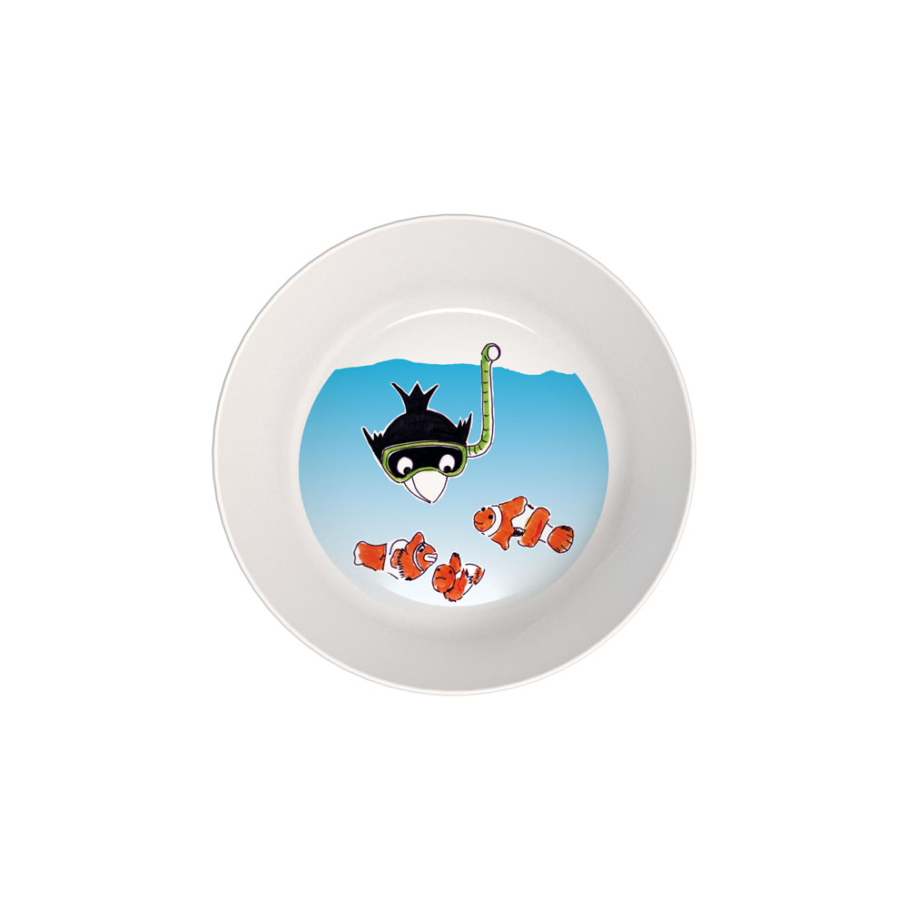 Dessert plate with a childrens design