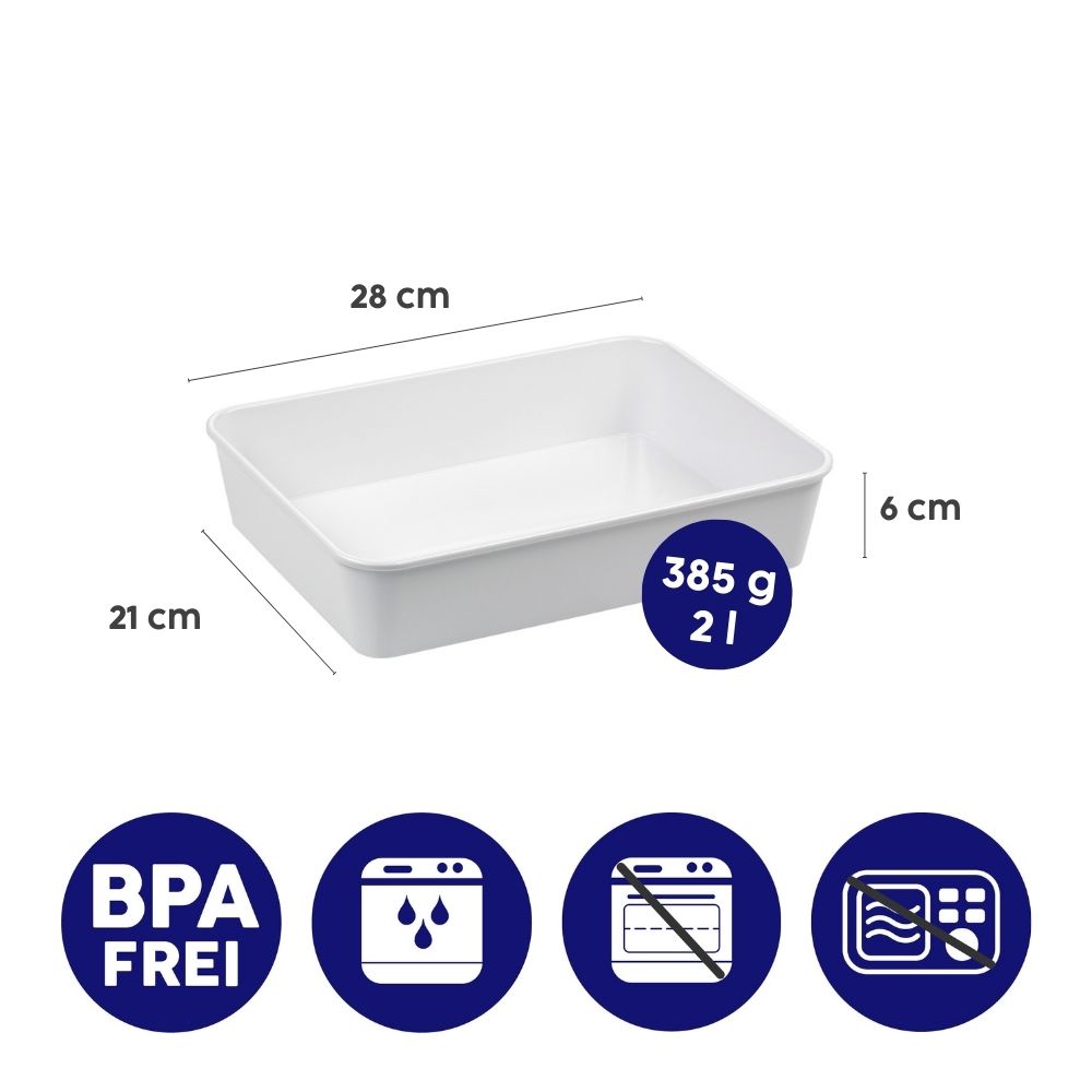 Schuer Tray S - 6 cm deep