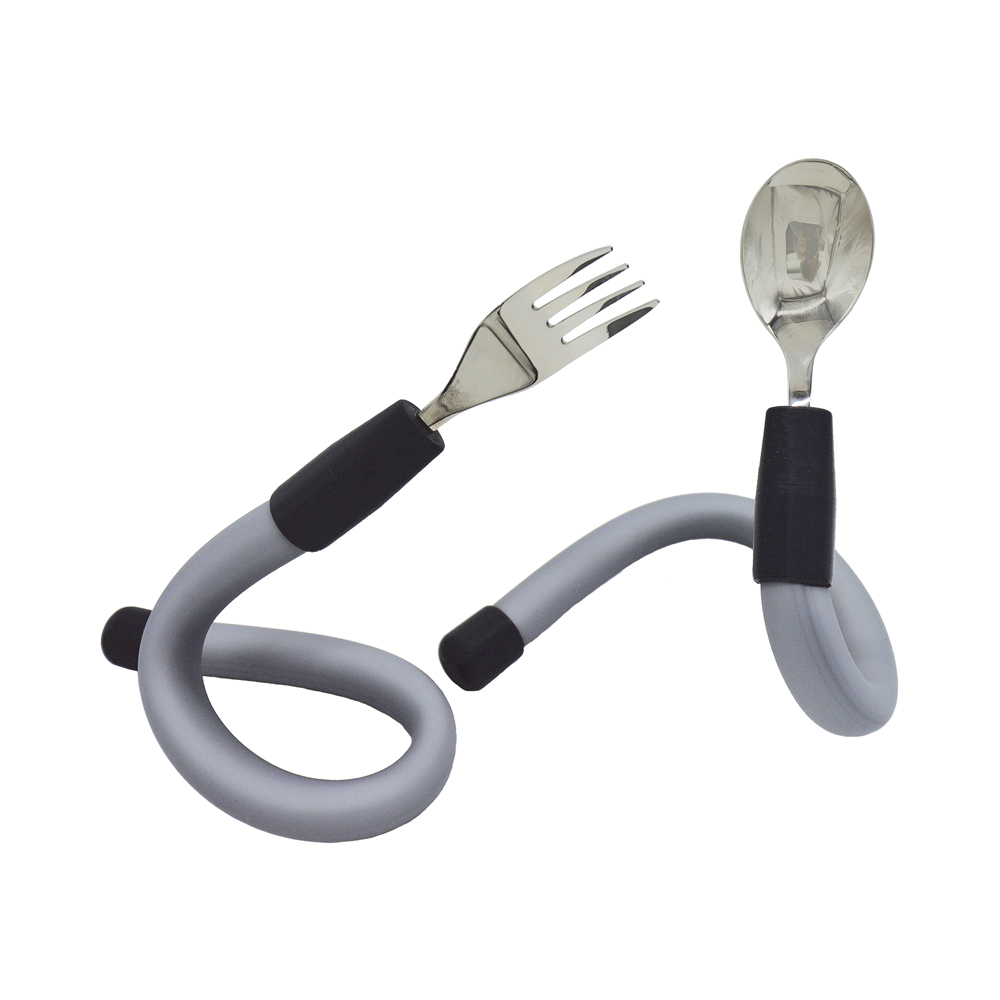 Stainless steel flexible cutlery set for children Stainless steel flexible cutlery set for children