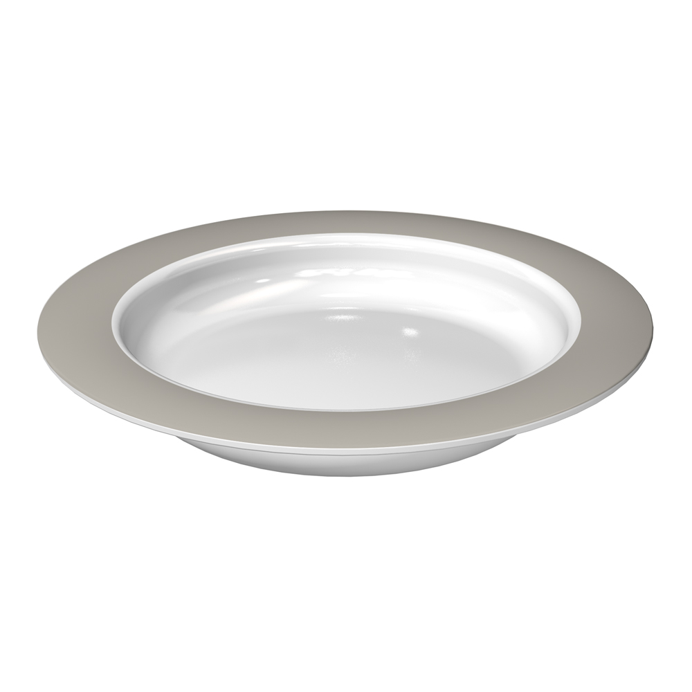 Small plate with sloped base  Small plate with sloped base